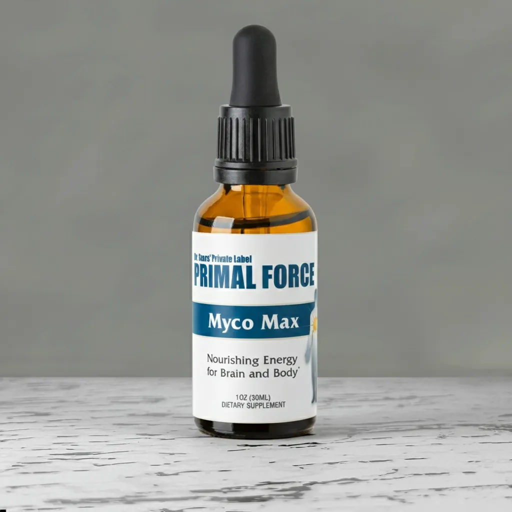 Myco Max Supplement — Liquid Mushroom Brain Tincture with Lion's Mane, Cordyceps & 4 Adaptogens
